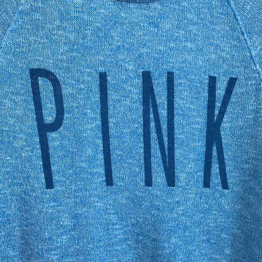 SOLD Thin Knit Sweater Blue Victorias Secret Pink - Picture 7 of 7